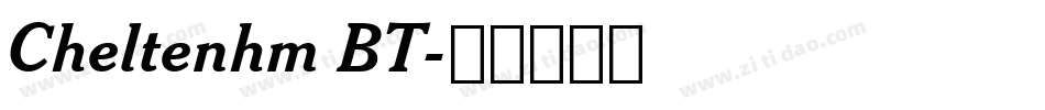 Cheltenhm BT字体转换